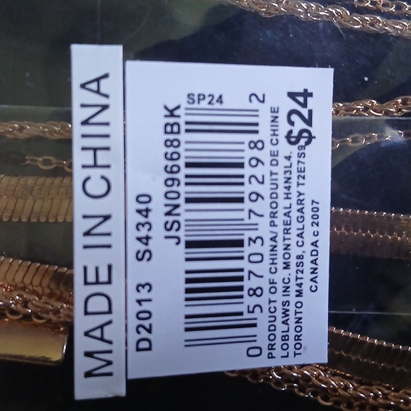 NWT gold tone necklaces - Picture 2 of 2